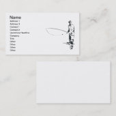 Fliegen-Fischen Visitenkarte (Vorne/Hinten)
