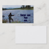 Fliegen-Fischen Visitenkarte (Vorne/Hinten)