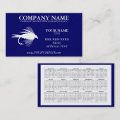 FLIEGEN-FISCHEN - Visitenkarte-Schablone Visitenkarte (Vorne/Hinten)