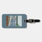 Fliegen-Fischer - Anchorage, Alaska Gepäckanhänger (Vorderseite horizontal)