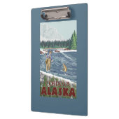 Fliegen-Fischer - Cordova, Alaska Klemmbrett (Links)