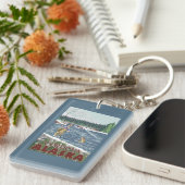 Fliegen-Fischer - Cordova, Alaska Schlüsselanhänger (Vorderseite rechts)