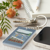 Fliegen-Fischer - Cordova, Alaska Schlüsselanhänger (Vorderseite rechts)