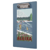 Fliegen-Fischer - Curry, Alaska Klemmbrett (Links)