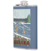 Fliegen-Fischer - Dawson, Alaska Flachmann (Links)