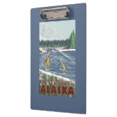 Fliegen-Fischer - Petersburg, Alaska Klemmbrett (Links)