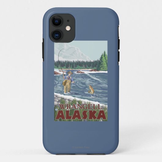 Fliegen-Fischer - Wrangell, Alaska Case-Mate iPhone Hülle (Rückseite)