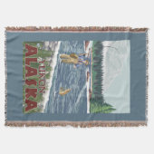 Fliegen-Fischer - Yukon, Alaska Decke (Vorderseite)