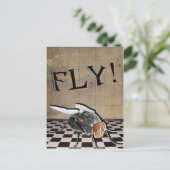 Fliegen! Fliegen! Fliegen! Postkarte (Stehend Vorderseite)