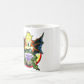 Fliegen-Frosch-Tasse Kaffeetasse (VorderseiteRechts)