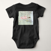 Fliegen für Baby Bodysuit Strampler (Rückseite)