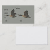 Fliegen-Gans-Visitenkarte Visitenkarte (Vorne/Hinten)