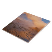 Fliegen Geyser in der Schwarzen Felsenwüste Fliese (Seite)