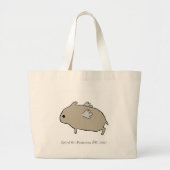 Fliegen-Hamster-Tasche Jumbo Stoffbeutel (Vorne)