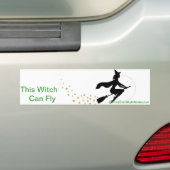 Fliegen-Hexe-Autoaufkleber Autoaufkleber (Auf Auto)