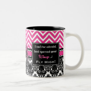 Fliegen-hohe Dana-Tasse Zweifarbige Tasse