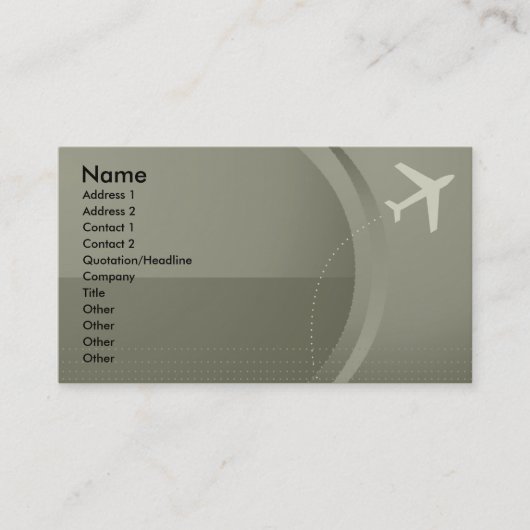 Fliegen-hohe Visitenkarte (Vorderseite)
