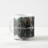 Fliegen im Flugzeug Fishing Club Tony Werner Tomah Kaffeetasse (Vorderseite Links)