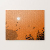 Fliegen im Morgengrauen Puzzle (Horizontal)