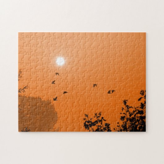 Fliegen im Morgengrauen Puzzle (Horizontal)