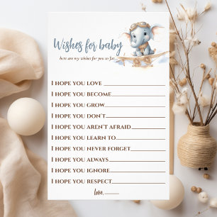 Fliegen in Adorable Bliss: Elephant Watercolor Bab Flyer