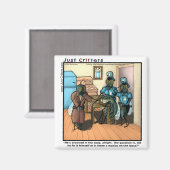 Fliegen in der Suppe Magnet (Vorderseite/Rückseite)