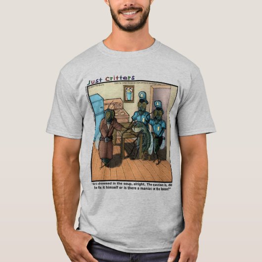 Fliegen in der Suppe T-Shirt (Vorderseite)