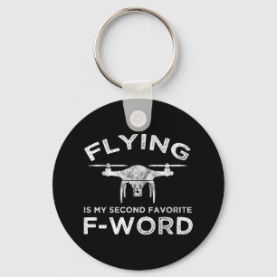Fliegen ist mein zweitliebstes F-Word Schlüsselanhänger