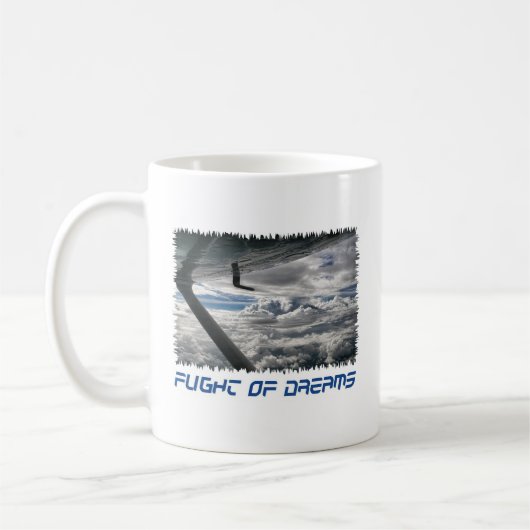 Fliegen-Jungen-Tasse Kaffeetasse (Links)