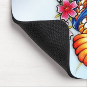 Fliegen Koi Fisch-Mausunterlage Mousepad (Ecke)