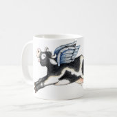 Fliegen-Kuh - Tasse (Vorderseite Links)
