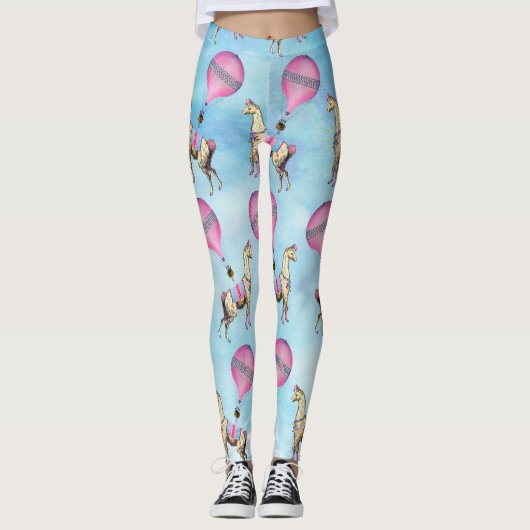 Fliegen-Lama-Leggings Leggings (Vorderseite)