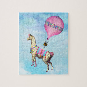 Fliegen-Lama-Puzzlespiel Puzzle