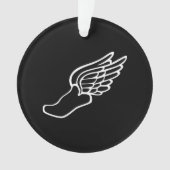 Fliegen-Laufschuh Ornament (Vorderseite)