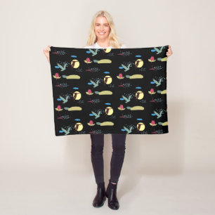 Fliegen lernen fleecedecke