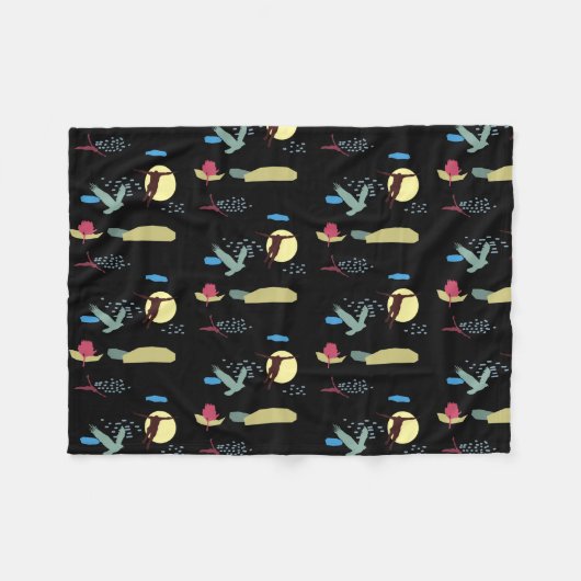 Fliegen lernen fleecedecke (Vorderseite (Horizontal))