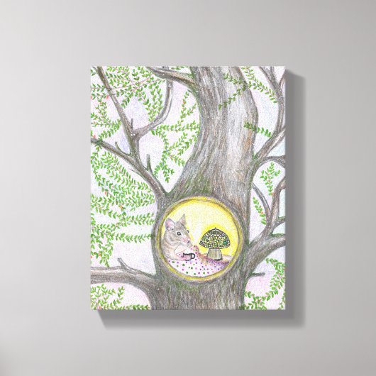 Fliegen lernen leinwanddruck (Vorderseite)