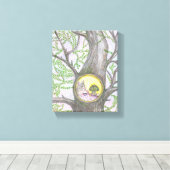 Fliegen lernen leinwanddruck (Insitu (Holzboden))