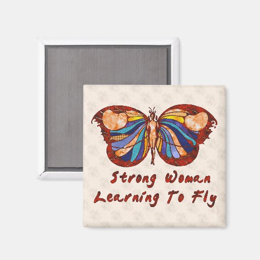 Fliegen lernen magnet (Vorderseite/Rückseite)