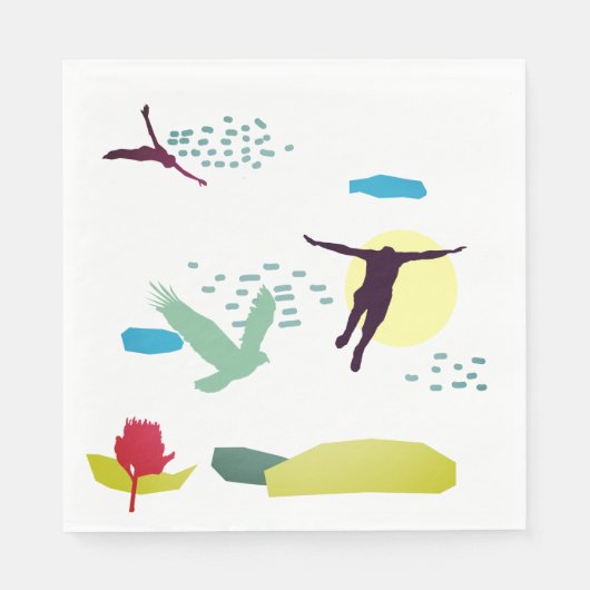 Fliegen lernen serviette (Vorderseite)