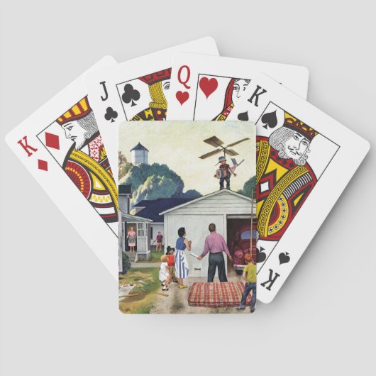 Fliegen lernen spielkarten (Rückseite)