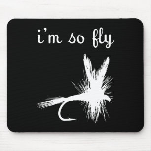 Fliegen Lustig Fischen Mousepad