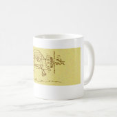 Fliegen-Maschinen-Tasse Kaffeetasse (VorderseiteRechts)