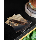 Fliegen mit Adlern Feiertagskarte