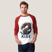 Fliegen mit dem Drachen T-Shirt (Vorne ganz)