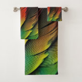 Fliegen mit Farbe Badhandtuch Set (Insitu)