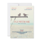 Fliegen mit mir - Einladung zur Hochzeit