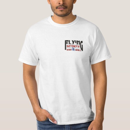 Fliegen monkeys Bar und Grill T-Shirt (Vorderseite)