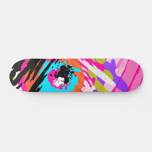 FLIEGEN MULTICOLORED COMET SKATEBOARD (Horizontal)