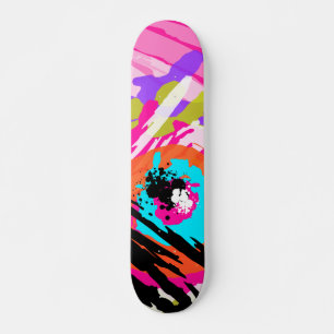 FLIEGEN MULTICOLORED COMET SKATEBOARD
